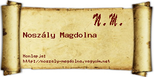 Noszály Magdolna névjegykártya
